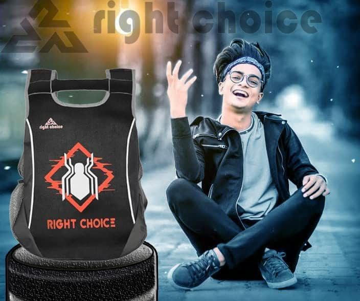 RIGHT CHOICE Small 20 L Backpack daily use unisex college bags sports typography religion backpacks view 9