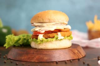 Lamb burger