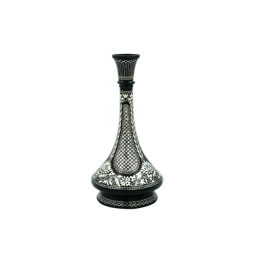 Bidri Shanay Vase Sheet Work Antique (1TMTDCOKA09776)
