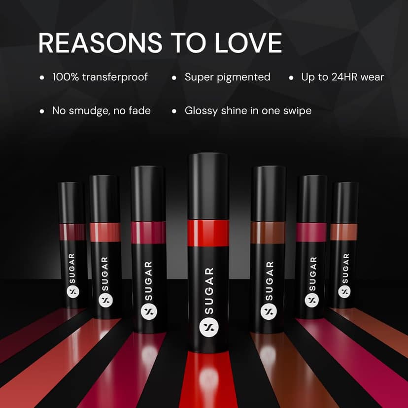 SUGAR Cosmetic Partner In Shine Transferproof Lip Gloss - 05 Mauve Malbec view 2