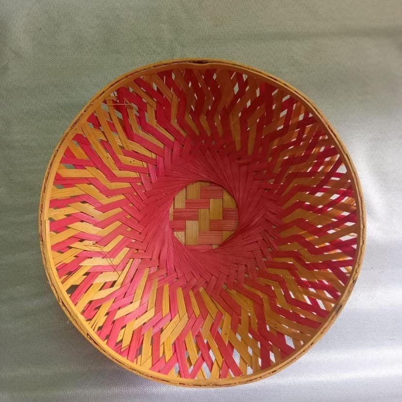 Red and Yellow Geometric Design