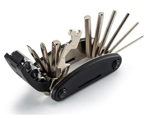 16in1 Bike Multi Tool Kit, Compact Portable Bicycle Repair Kit with Hex Keys, Screwdrivers, Socket Wrench & Tire Levers, for Emergency Fixes On The Go, MTB, Road Bike Maintenance view 2