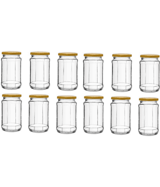 CROCO JAR - Gold Glass Spice Container ( More Than 10 )