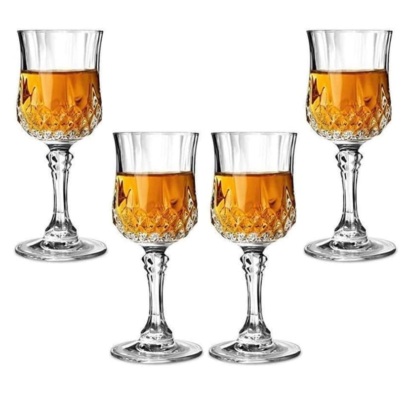 Stemless Wine Glasses 160 ML, Set of 2 Red & White Wine Glasses for Whiskey, Beer, Juice, Cocktail, Mocktail and Mixed Drink Long Stem Hand Blown Crystal - Unique Housewarming Gifts