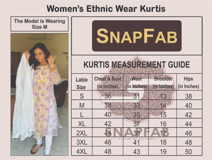 SNAPFAB Chikan Art Handicraft Blue Chikankari Women Kurta view 5