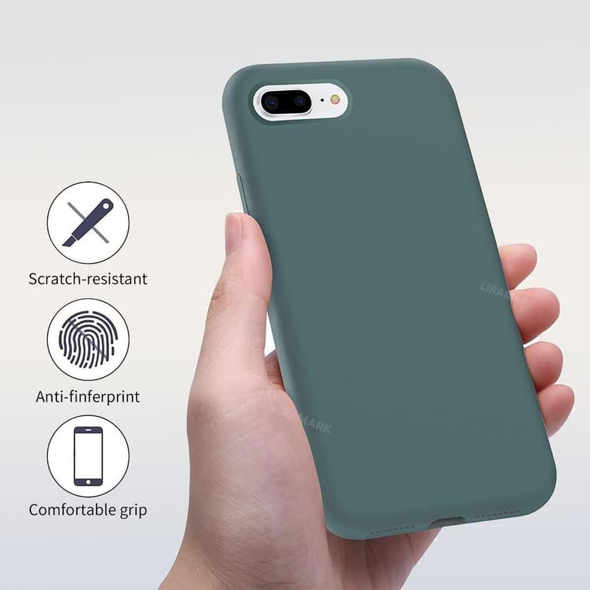 LIRAMARK Liquid Silicone Soft Back Cover Case for Apple iPhone 7 Plus / 8 Plus view 3