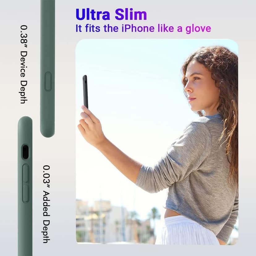 LIRAMARK Liquid Silicone Soft Back Cover Case for Apple iPhone 7 Plus / 8 Plus view 7