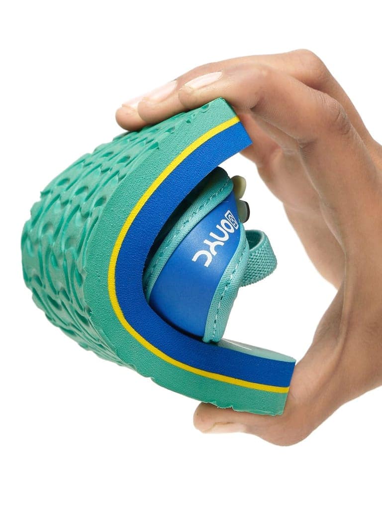 Premium Monkey V-Shape Flip-flops With Adjustable BackSupport - Blue (Unisex) view 8