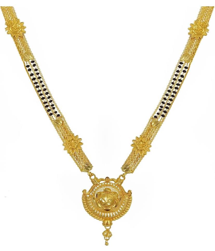 JIPPA - Golden Mangalsutra ( Pack of 1 ) view 2