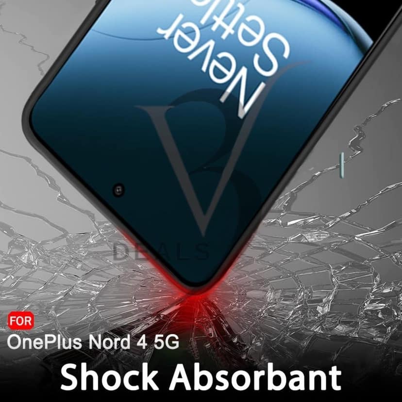 V3Deals Compatible OnePlus Nord 4 5G Matte Silicone Back Cover Matte silicone back cover with raised camera & screen edges for enhanced protection against drops, scratches and dust. view 7