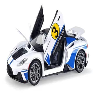 KTRS ENTERPRISE Maserati Alloy Metal Pull Back Die-cast Car Scale Model 1:22 with Sound Light Mini Auto Toy for Kid