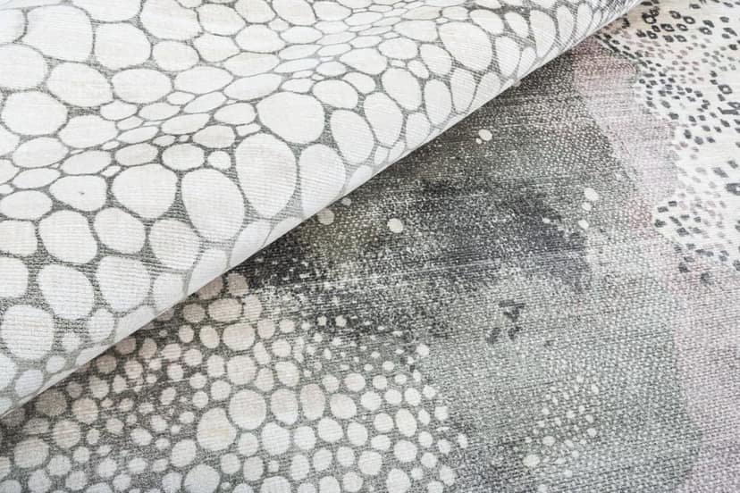 Neu Looms Colal Area Rug – Sophisticated Design with Mesmerizing Scattered Circle Pattern (Size 6x9 Feet, Blue) view 2