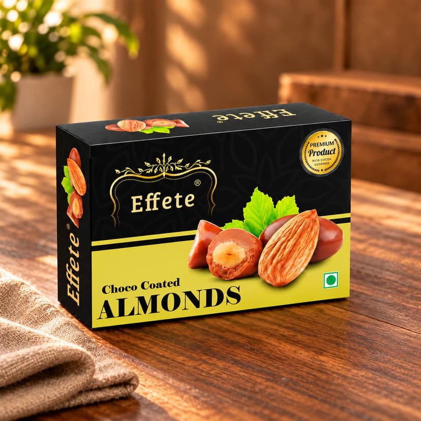 Effete Choco Coated Almonds – Rich Gourmet Chocolate Treat view 2
