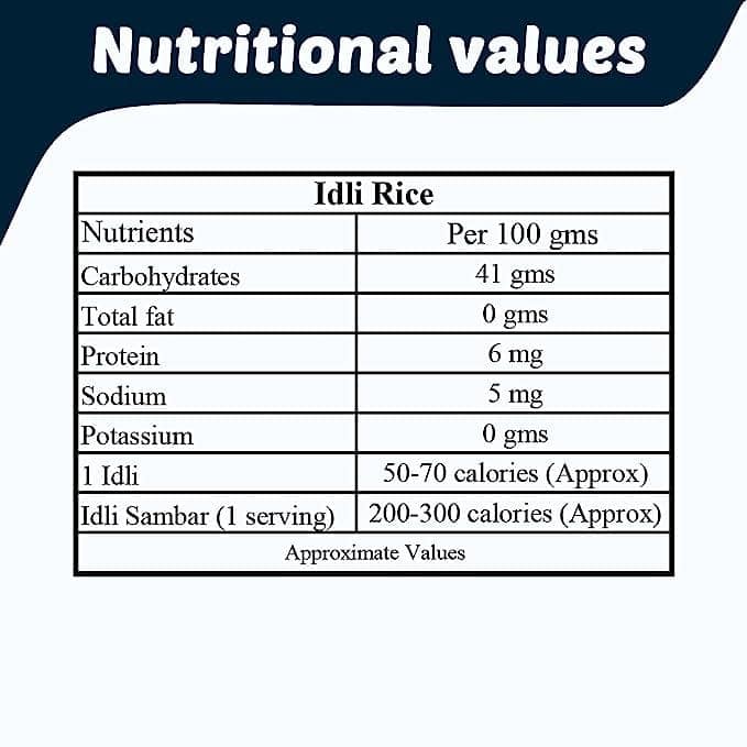 Gaanagam Idli Rice 5 kg and Urad dal 1 kg (Combo Offer) view 3
