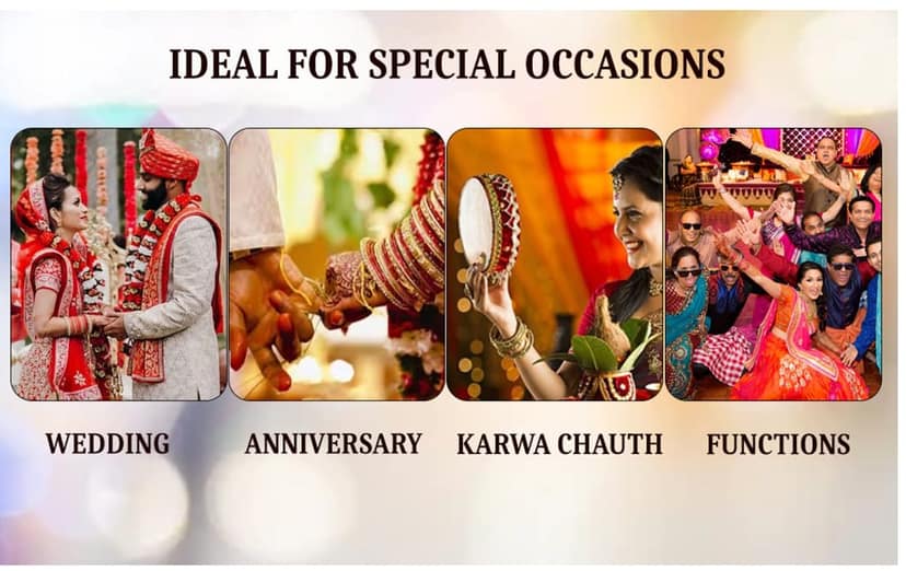 Glamorous Multi Colour Gold-Plated Wedding Chuda view 6