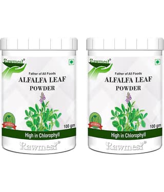 rawmest Alfalfa Leaf Powder 200 gm Pack of 2