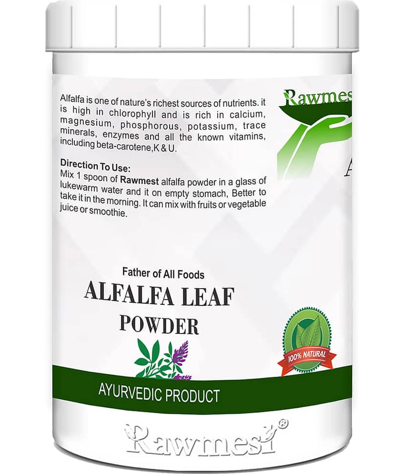 rawmest Alfalfa Leaf Powder 200 gm Pack of 2 view 3