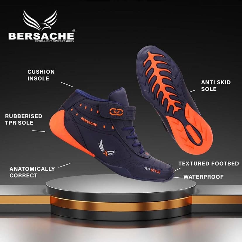 Bersache Premium Sports ,walking,Gym,cricket, Trending Running Shoes For Men's view 5