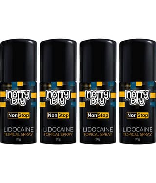 NottyBoy Non Transferable Long Last Spray For Men and Safe to Use Lubricant - 4x20g