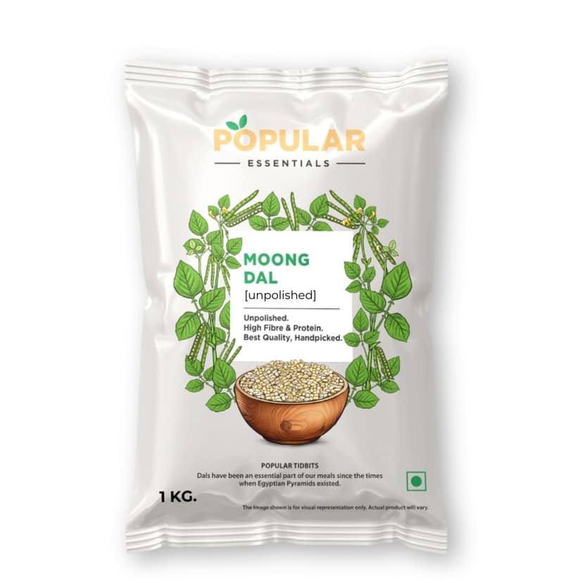 Popular Essentials Moong Dal (Un-Polished)