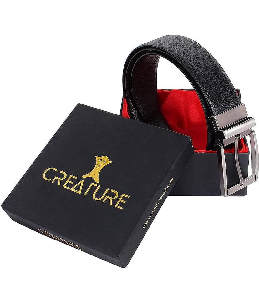Creature - Brown Leather Men's Formal Belt ( Pack of 1 ) view 2