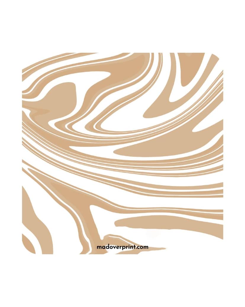 Mad Over Print Marble Coaster (Set Of 6) view 2
