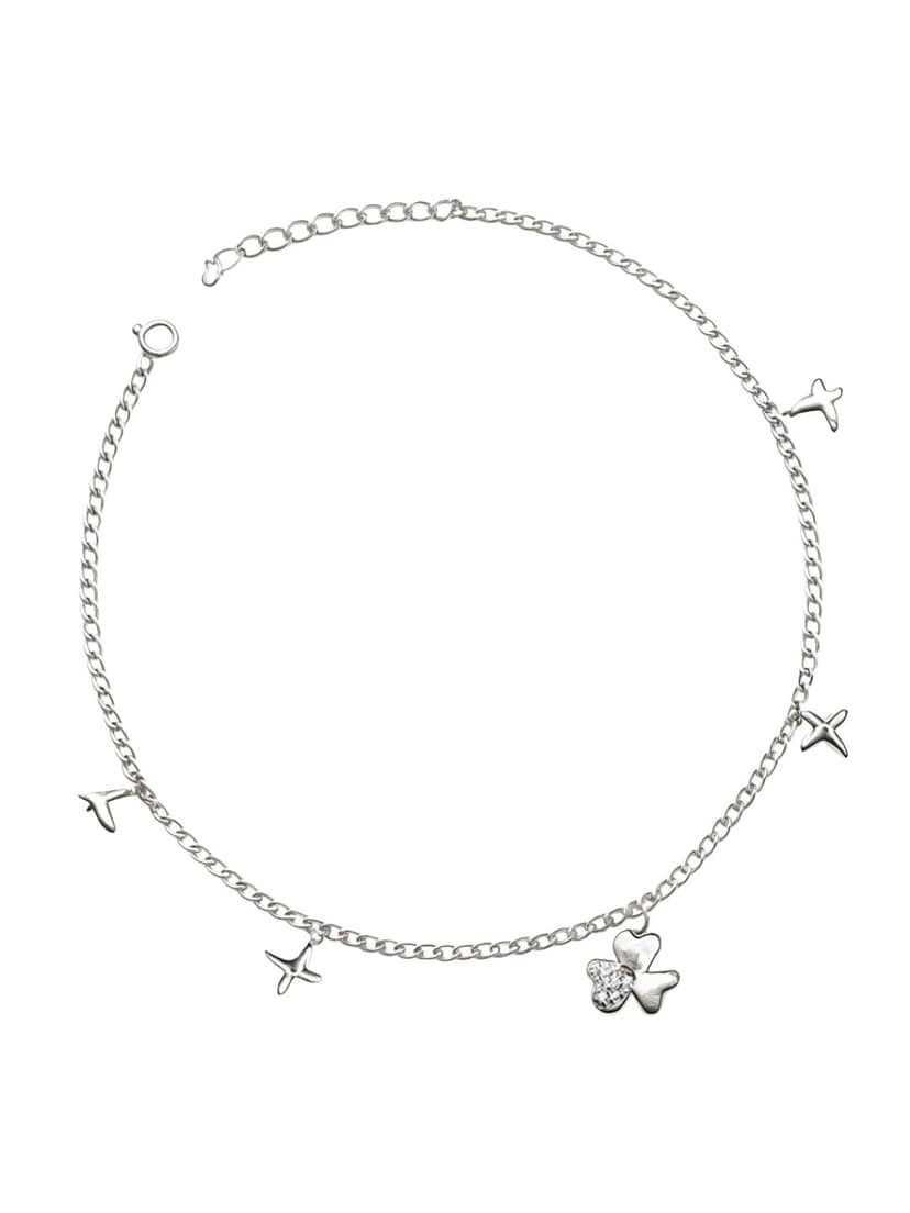 Axora Life 925 Sterling Silver Star Charm Anklet for Women view 3