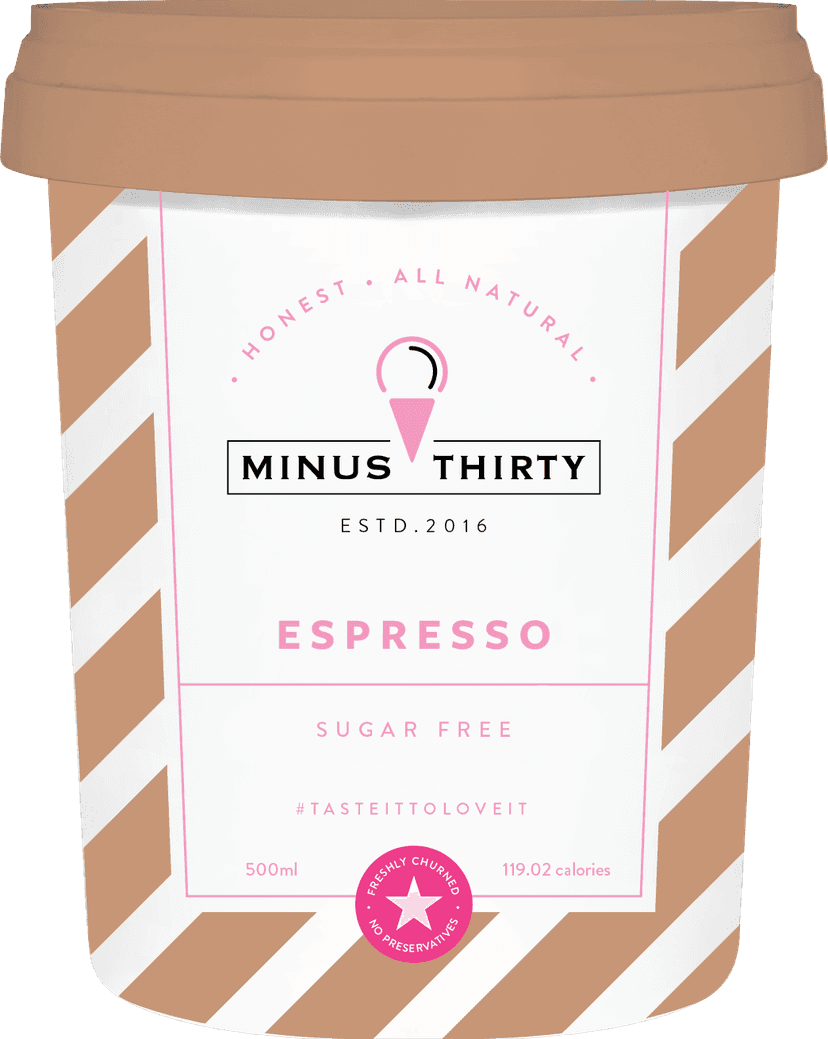 Minus30 Espresso Dairy & Sugar Free | Zero Additives or Preservatives, 500 ml