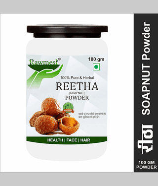 Rawmest Reetha/ Soapnut/ Aritha/ Ritha Powder 100 Gm Pack of 1