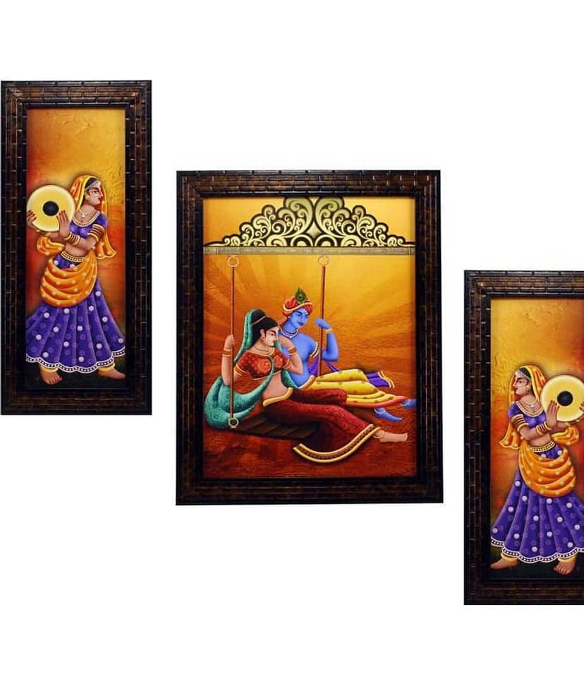 Indianara - Religious Painting With Frame view 2