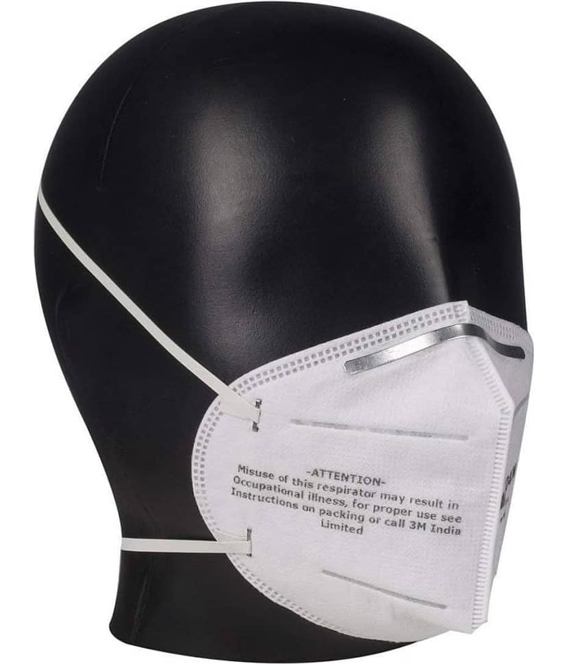 3M 9004IN Particulate Respirator, White - Pack of 5 view 2