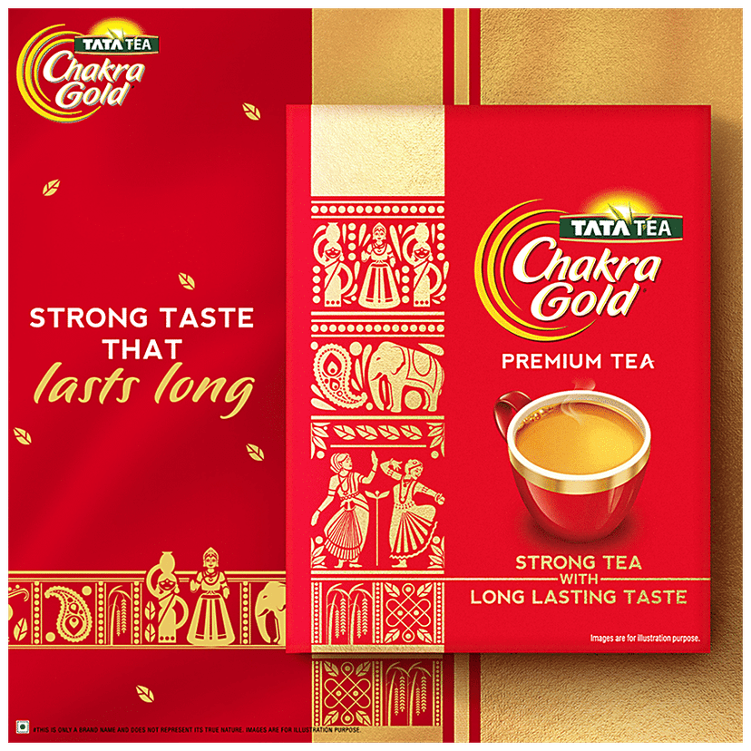 Tata Tea Chakra Gold Strong Tea With Long Lasting Taste, Black Tea, 500 G view 3