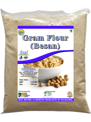 Gram Flour (Besan) | Channa Besan | 500 gm (pack of 4)