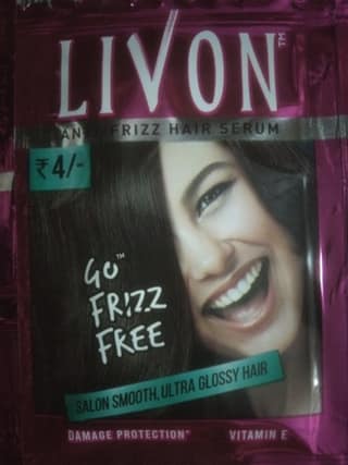 Livon anti frizz hair serum