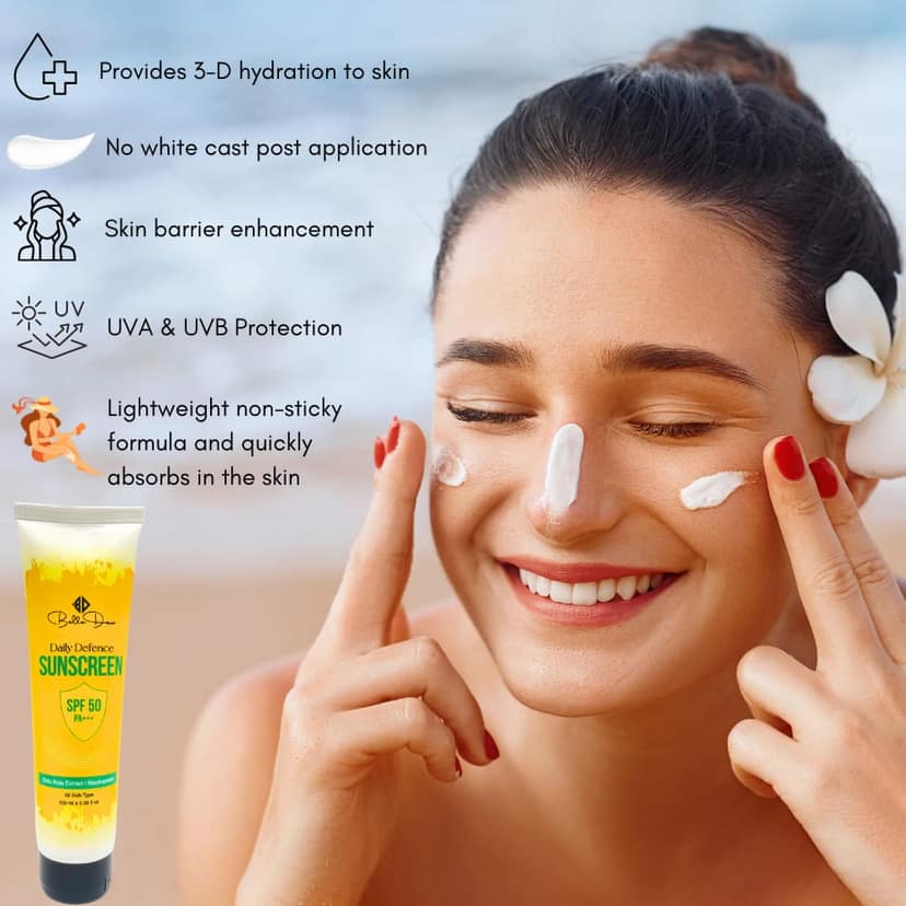 Belledew Radiance & Protection Skincare Duo - Ubtan Face Wash & Sunscreen SPF50 with Niacinamide view 3