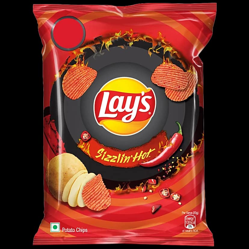 Lays Potato Chips - Sizzlin Hot, 40 G