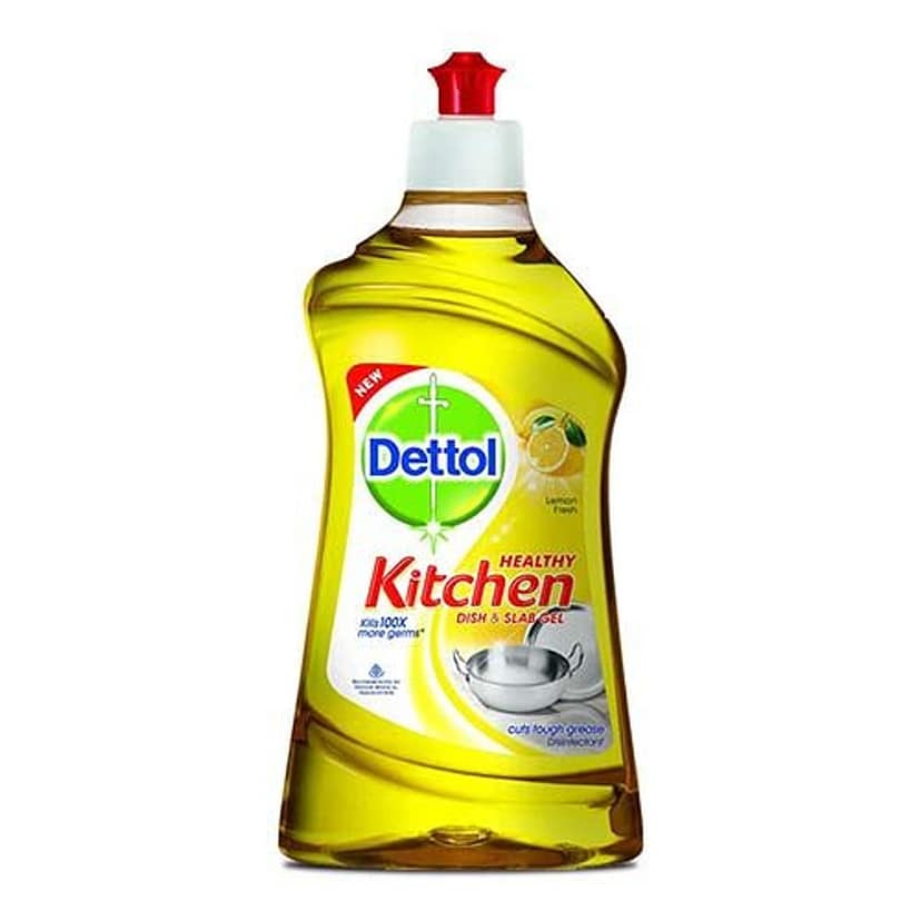 Dettol Healthy Kitchen Dish & Slab Gel - Lemon Fresh, 400 ml view 2