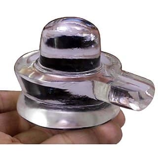 Crystal Shivling Natural original sphatik crystal lingam CEYLONMINE