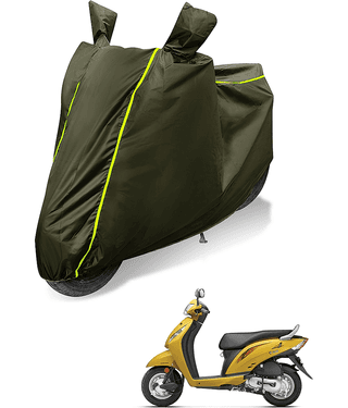 Auto Hub Bike Body Cover for Honda Activa i ( Pack of 1 ) , Green