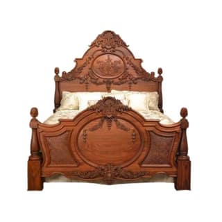 Wooden Art Work Bed