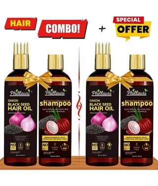 Phillauri - Anti Hair Fall Onion Oil 400 ml ( Pack of 2 )