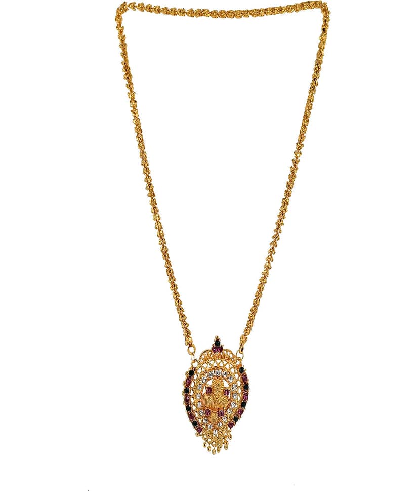 JIPPA - Golden Mangalsutra ( Pack of 1 )