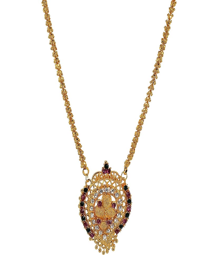 JIPPA - Golden Mangalsutra ( Pack of 1 ) view 2