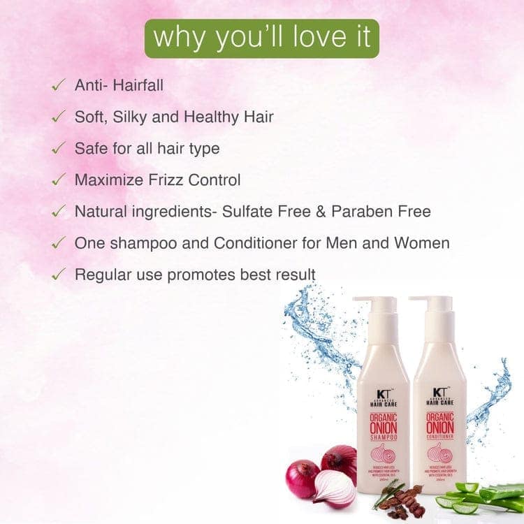 Organic Onion Conditioner | Infused with Essential Oils & Aloe Vera | Controls Hair Fall & Strengthens Hair | Sulfate-Free, Paraben-Free | 250ml view 4