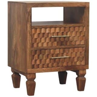 Arno Bedside in Golden Teak