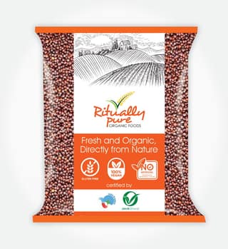 Ritually Pure 100% Organic | Natural Spices | Rai (Mustard Seed) | 100 Gm Pack