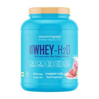 Myfitness Protein Powder 500g 1kg 2kg | 100% Whey H2O | 80% Protein Per Serving | Isolate & Concentrate Blend | Added Digestive Enzymes | Whey Protein Powder