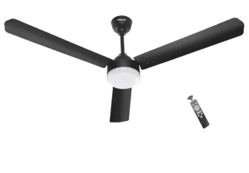 AIRELEC Gloria Stylo 28W with Remote Smoke Brown 5 Star 1200 mm 3 Blade Ceiling Fan (BLDC Motor with Remote | Smoke Brown | Pack of 1)