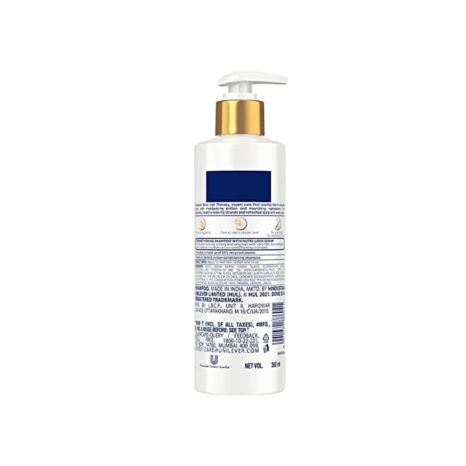 Dove Hair Therapy Breakage Repair Sulphate-Free Shampoo, No Parabens & No Dyes With Nutri-Lock Serum to Reduce Hair Fall for Thicker Looking Hai view 2
