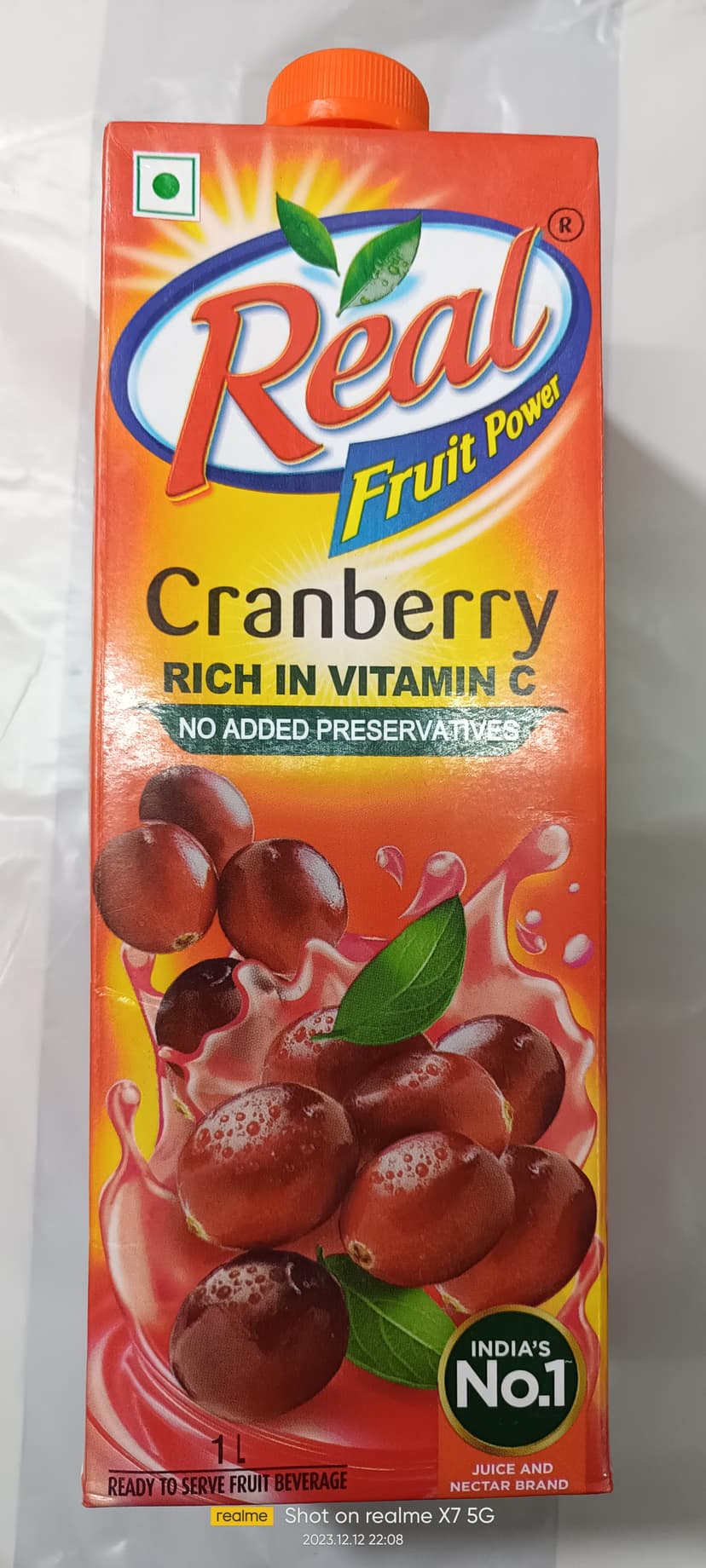 Real cranberry 5%off